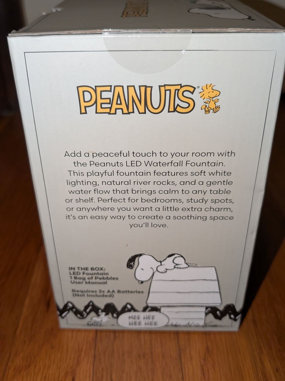 Peanuts Themed Tabletop Water Fountain - Red Base - Picture 3 of 4